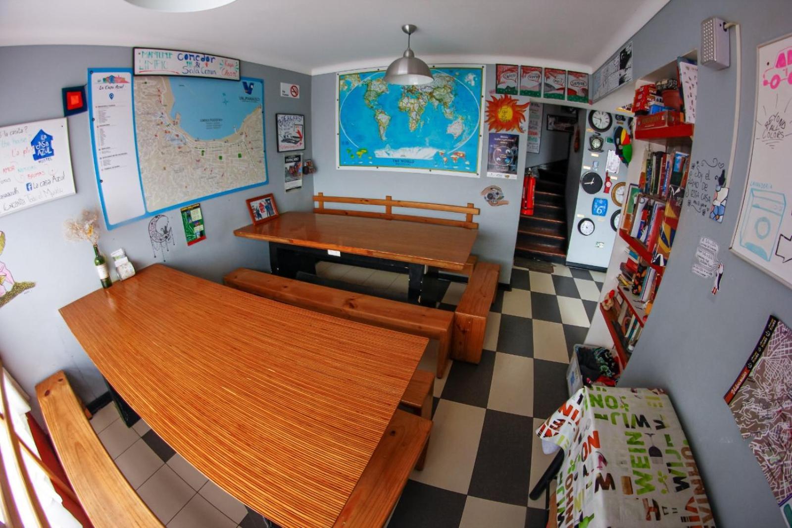 La Casa Azul Hostel 발파라이소 외부 사진