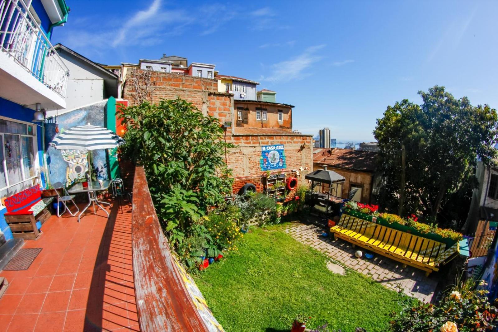 La Casa Azul Hostel 발파라이소 외부 사진