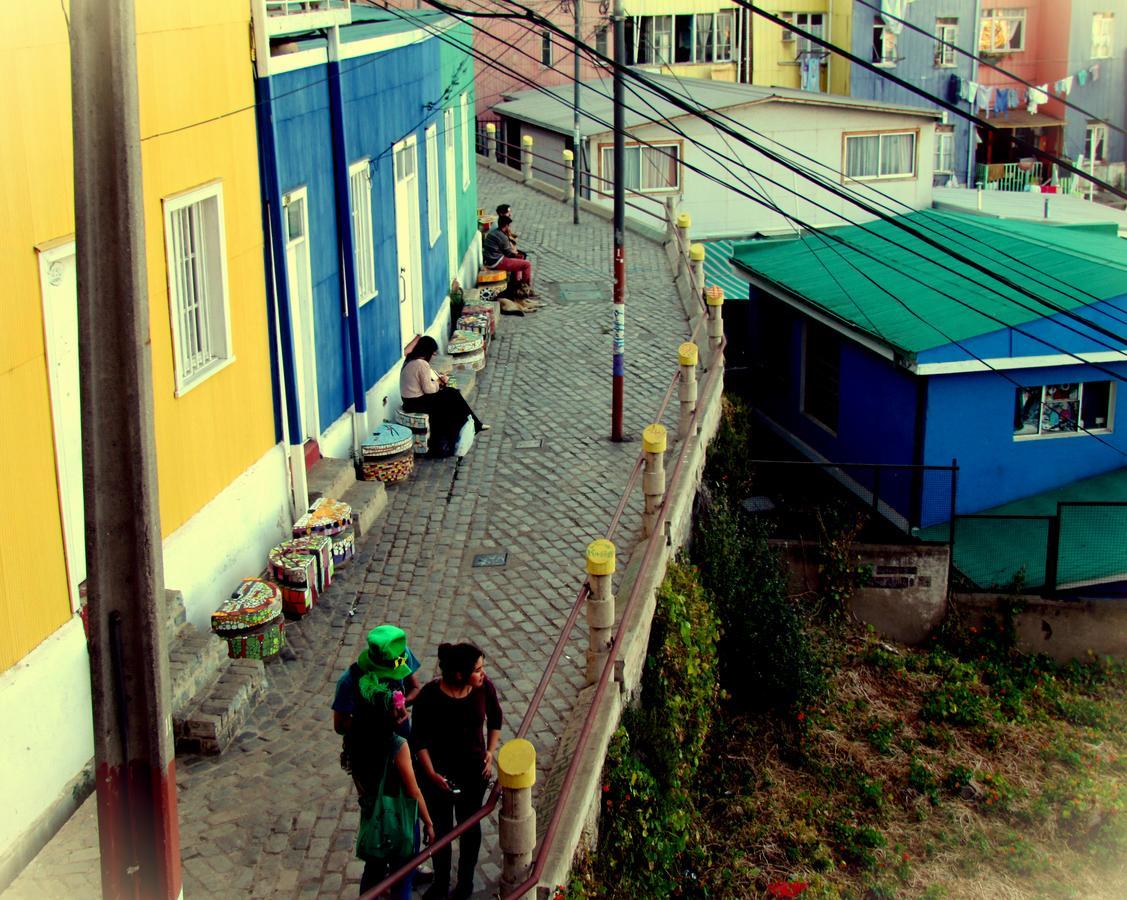 La Casa Azul Hostel 발파라이소 외부 사진